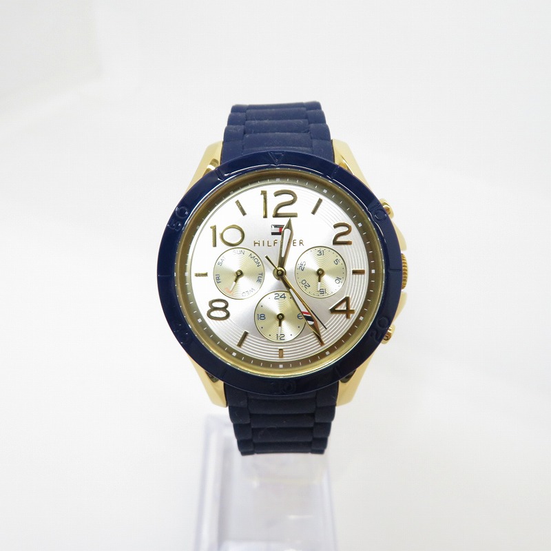 【中古】TOMMY HILFIGER | トミーヒルフィガー 腕時計 アナログクオーツ 1781523 ブルー【瀬戸大橋店】