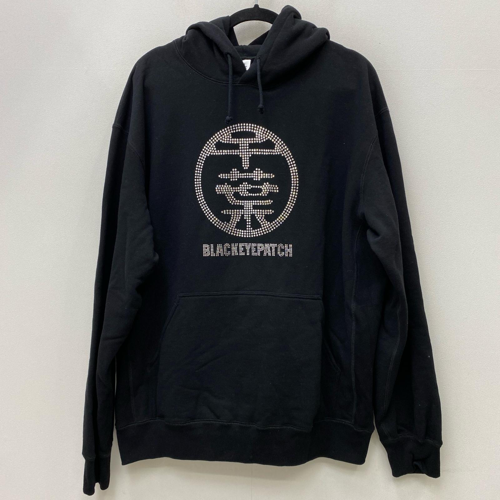 【中古】BlackEyePatch | ブラックアイパッチ 千葉雄大 STAR RHINESTONE HWC パーカー ブラック サイズ：XL【加古川店】