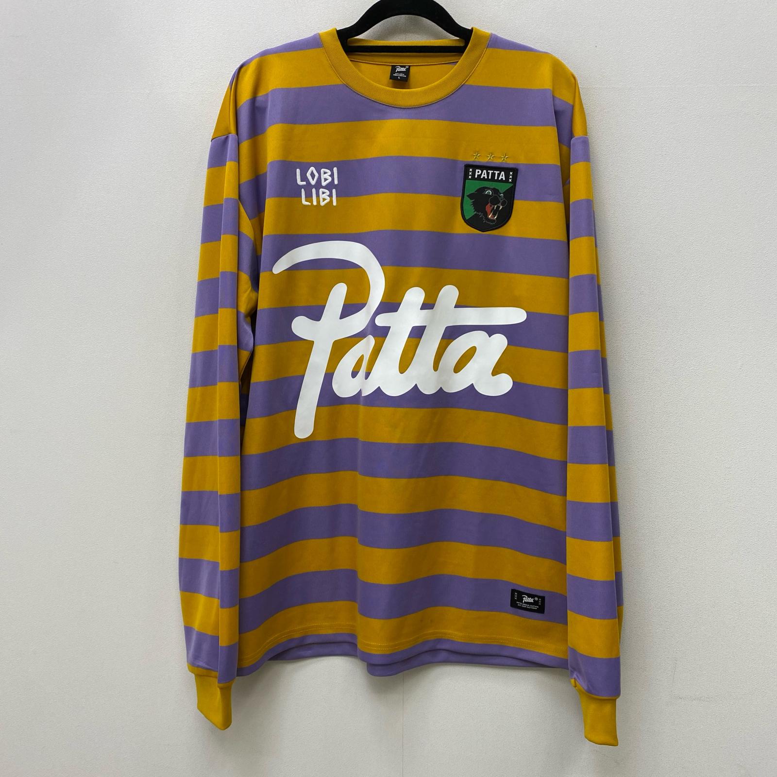 【中古】Patta | パタ Striped Long Sleeve Football Jersey 長袖Ｔシャツ 11-14-0697-768 大きさ：L【加古川店】