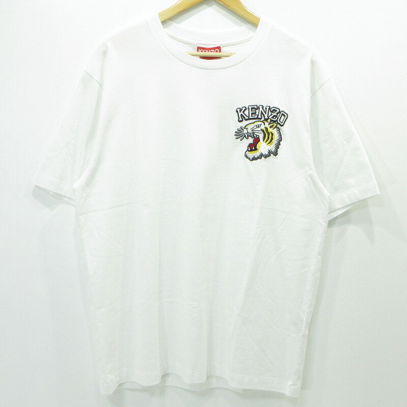 ケンゾー 半袖Ｔシャツ FD52TS0124SG レディース SIZE XS KENZO 中古 KENZO (ケンゾー) タイガープリント クルーネック 半袖 Tシャツ