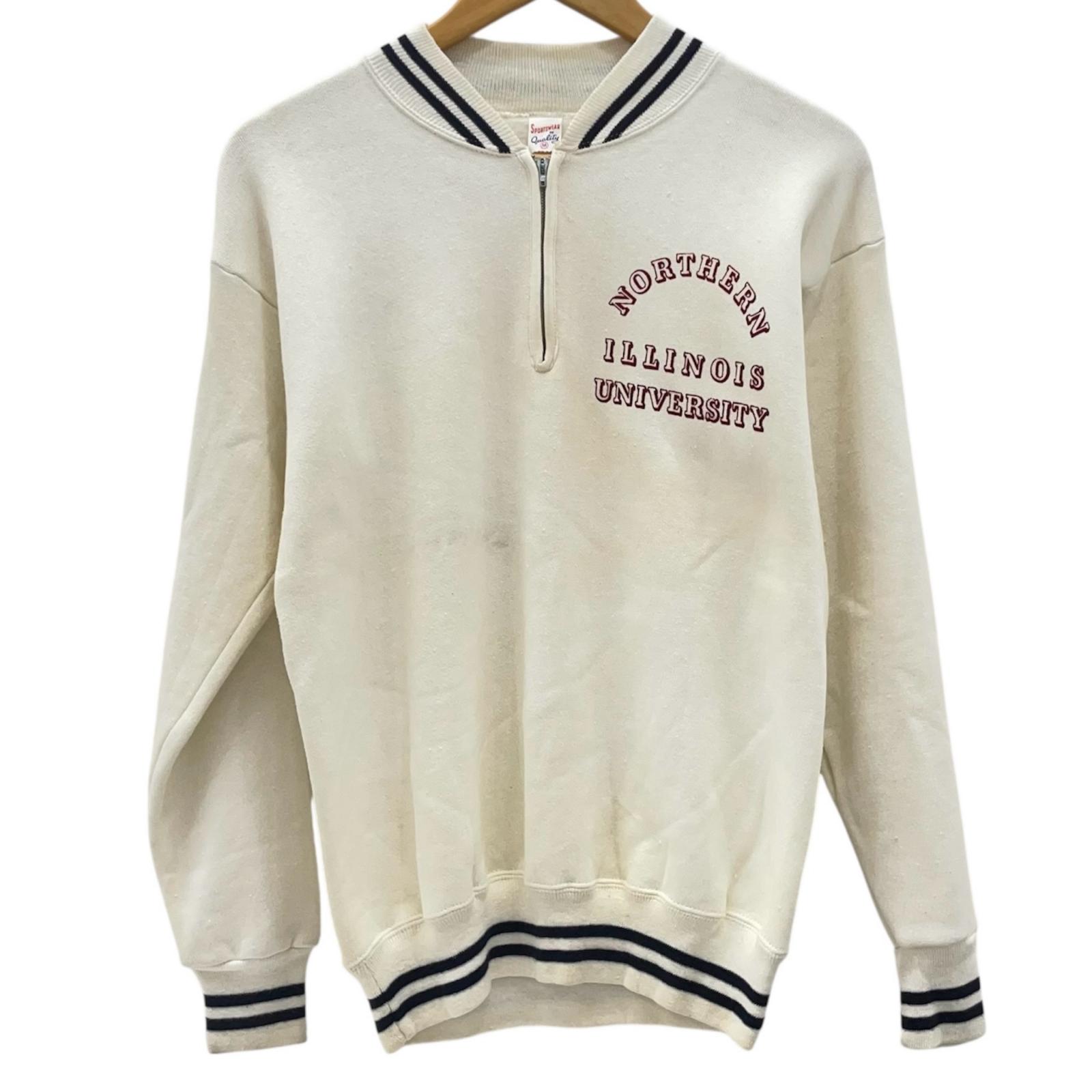 【中古】VINTAGE | ビンテージ 50S-60S HALF ZIP 長袖トレーナー 白いこと【尾張小牧店】