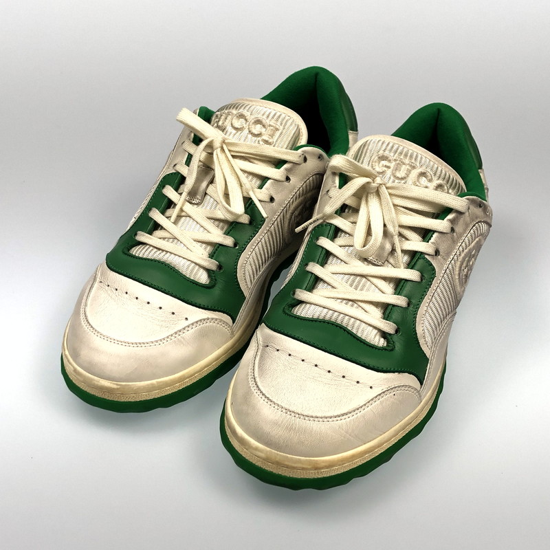 【中古】GUCCI | グッチ MAC80 スニーカー 749896 2024S/S 緑であること【姫路東店】