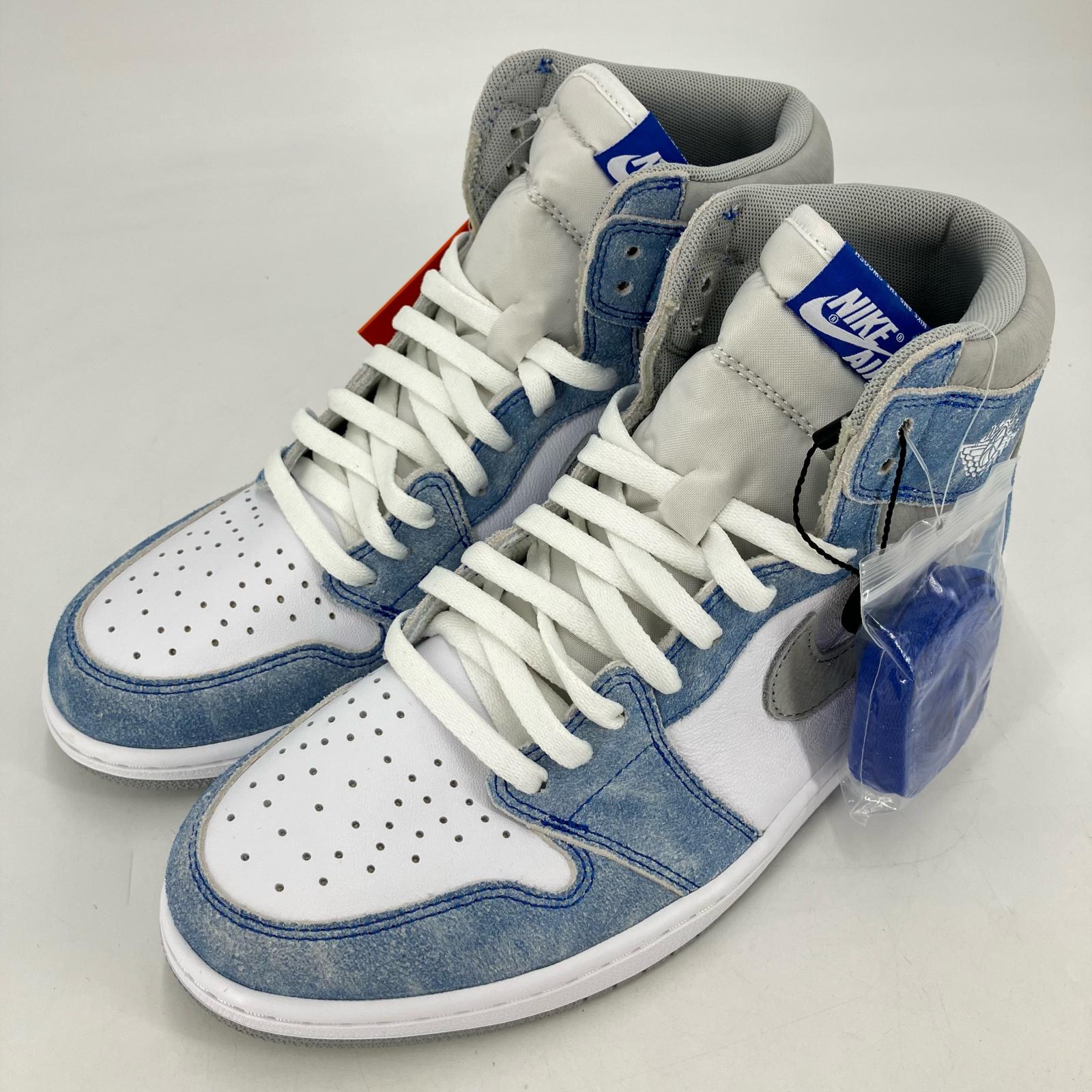 【中古】NIKE AIR JORDAN | ナイキ 大気圏 ジョーダン Air Jordan 1 High OG \u0027Hyper Royal\u0027 スニーカー 555088-402 青碧 28糎【イオン広店】