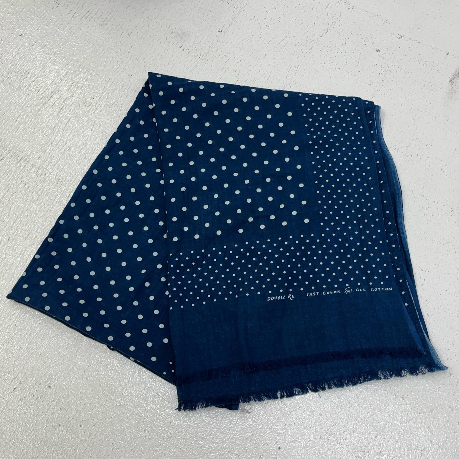 RRLダブルアールエル/RALPH LAUREN バンダナ #NAVY 新品 RRL Double RL ダブルアールエル インディゴ バンダナ