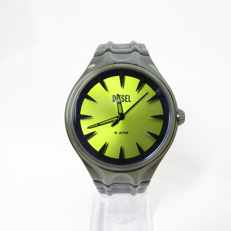 【中古】DIESEL | ディーゼル STREAMLINE 腕時計 アナログクオーツ DZ2218 ブラック【瀬戸大橋店】
