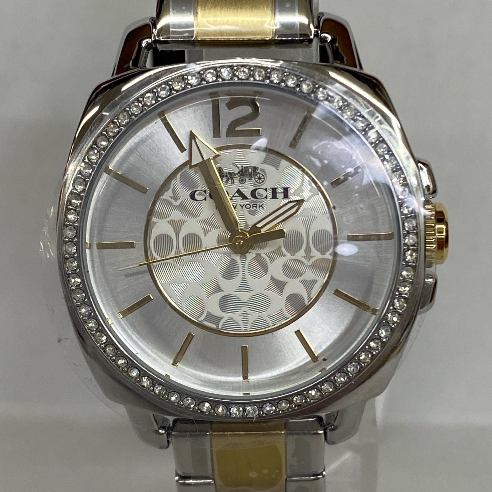 【中古】COACH | コーチ BOYFRIEND 腕時計 14503143 ゴールド【加古川店】
