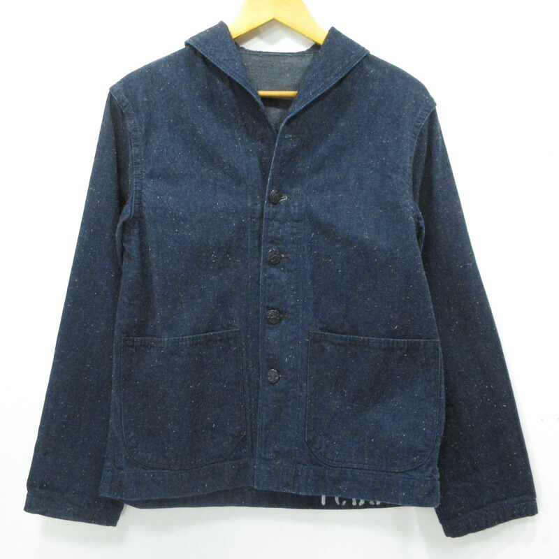 【中古】TCB JEANS | ティーシービ SEAMENS JUMPERS シーメンズジャンパー デニムジャケット ネイビー インディゴ サイズ：36【三重本店】｜お宝市番館