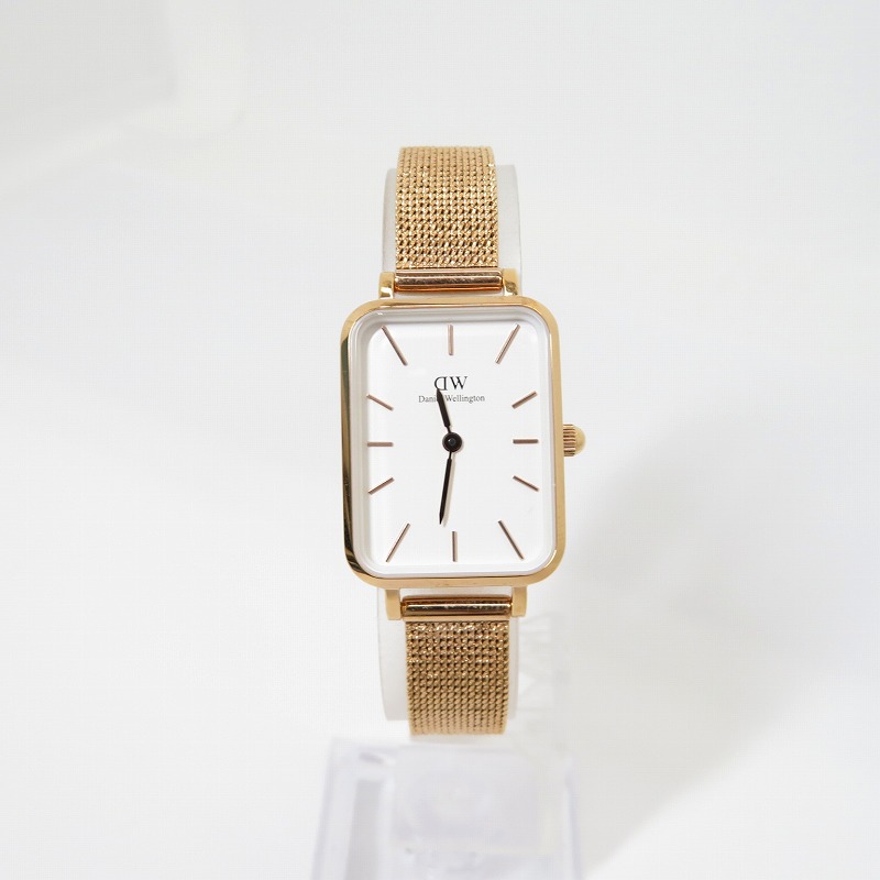【中古】Daniel Wellington | ダニエルウェリントン QUADRO PRESSED MELROSE 腕時計 アナログクオーツ DW00100431 ホワイト【瀬戸大橋店】