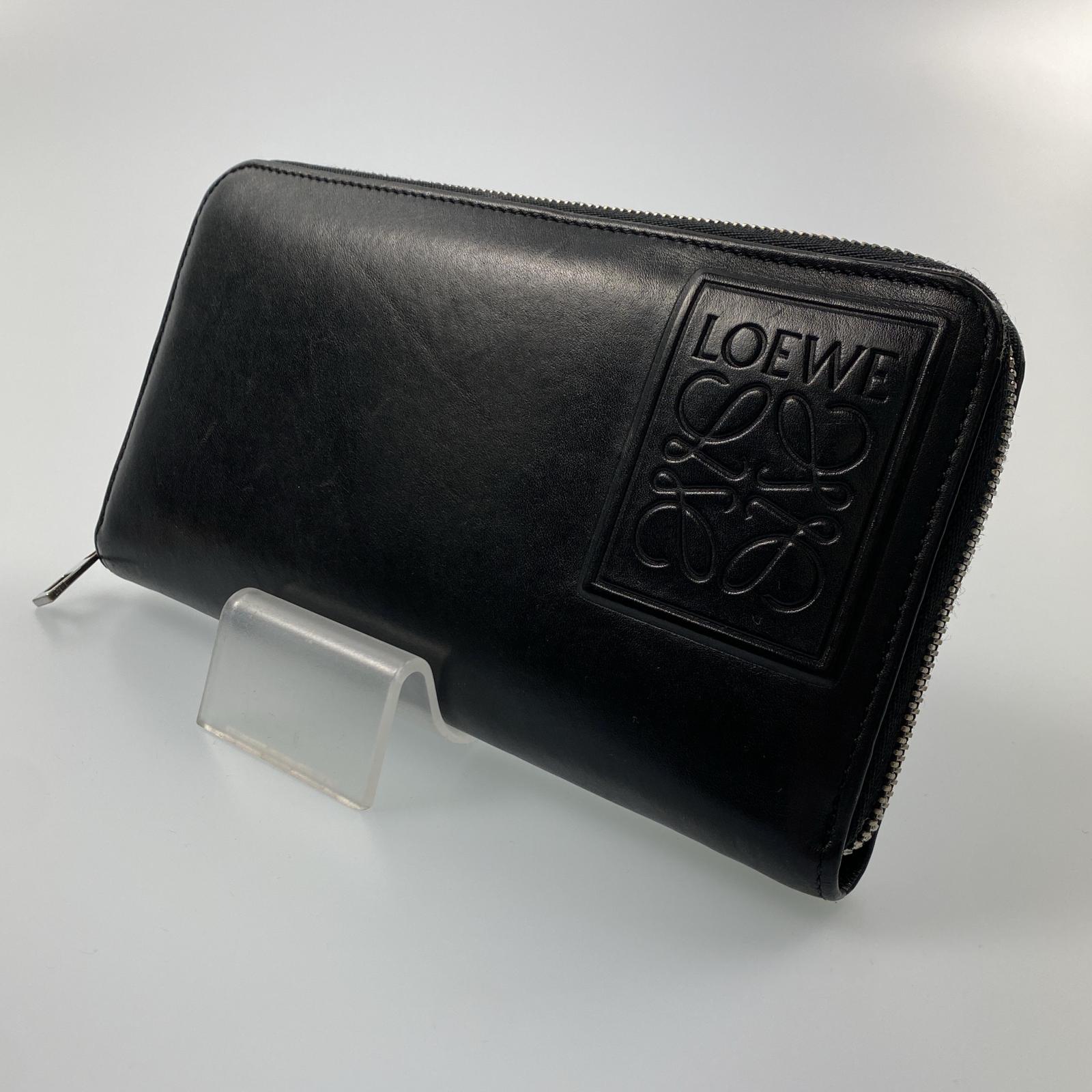 楽天市場】LOEWE(ロエベ) リピート アナグラム ラウンドファスナー 長