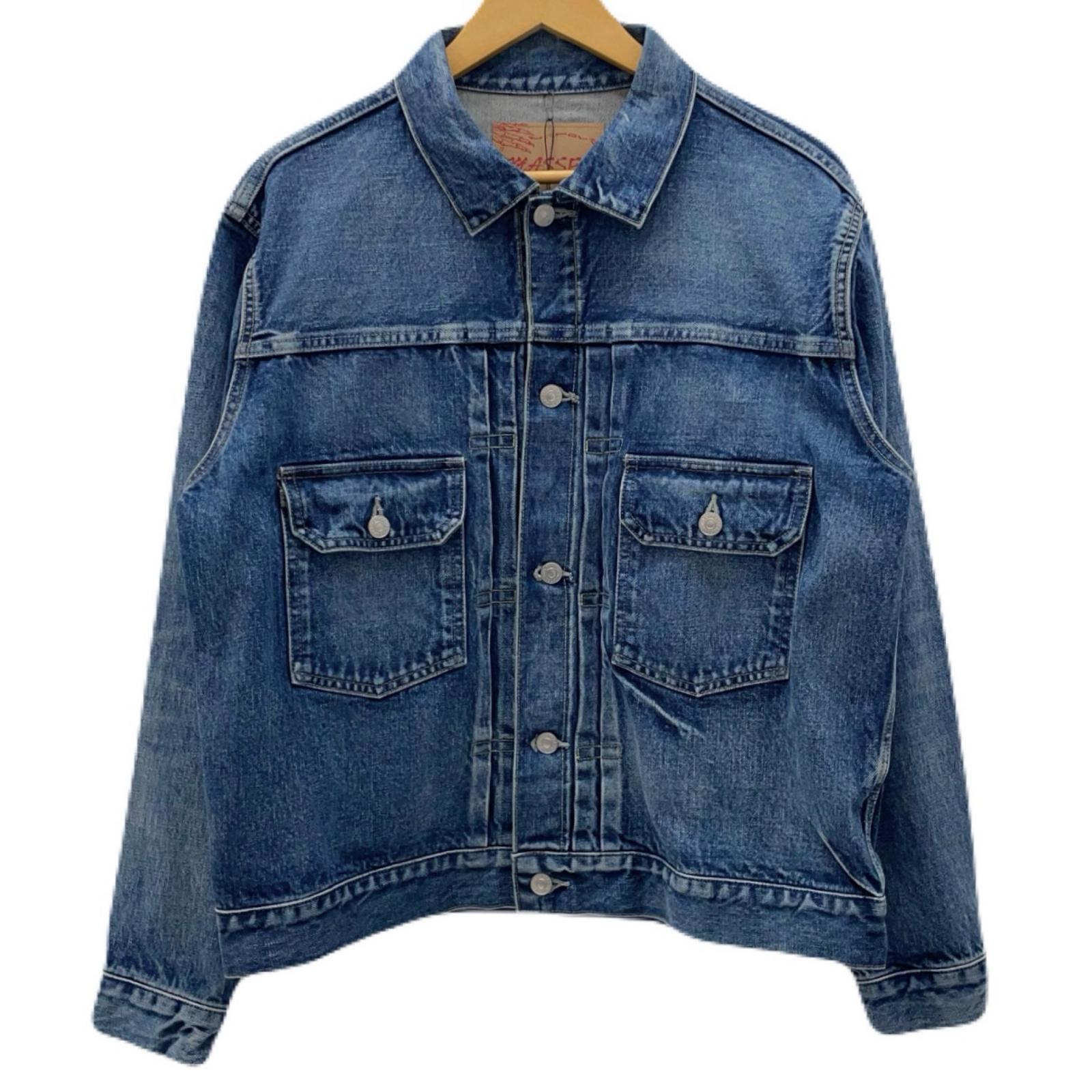 MASSES インディゴ デニムジャケット Mサイズ マシス M&M CUSTOM PERFORMANCE - DENIM 2ND JKT (×MASSES) (INDIGO