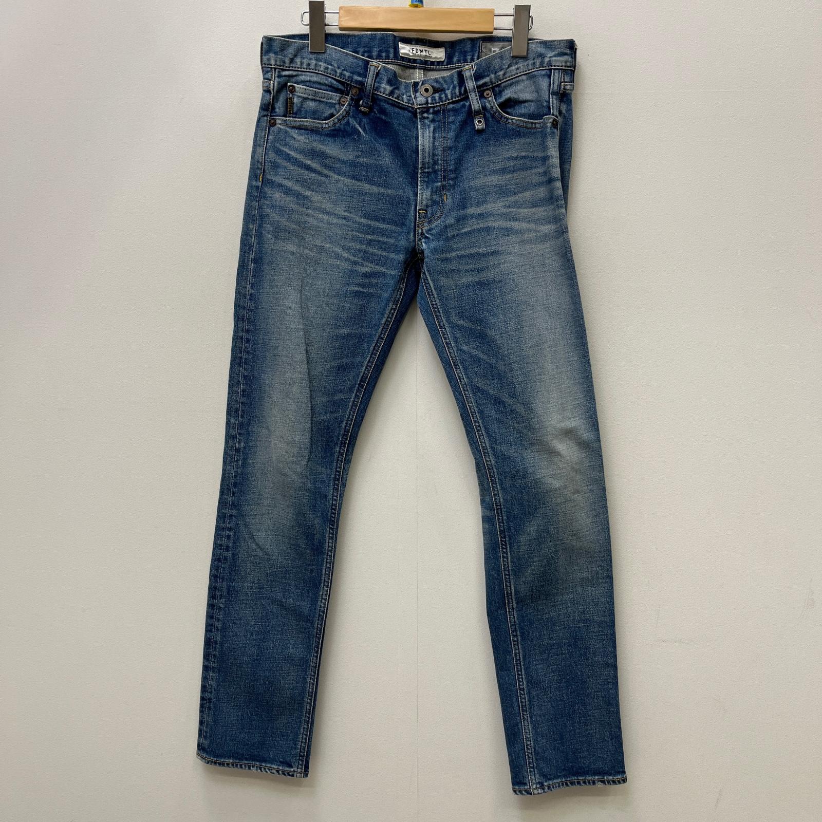 中古】FDMTL | ファンダメンタル デニムパンツ l-32-jpn インディゴ 