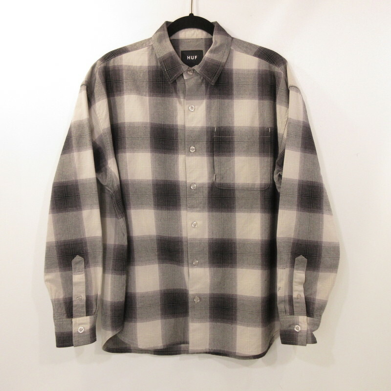 楽天市場】OMBRE ZIP LS SHIRT / HUF ハフ ジップシャツ HUF ハフ