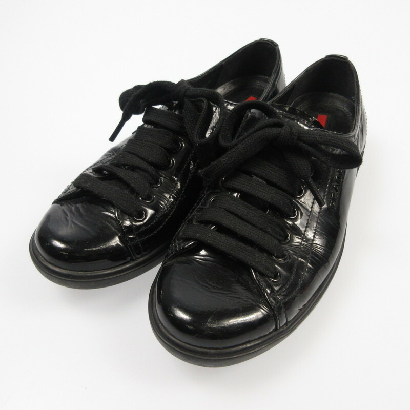 美品✨PRADA プラダ サイドジップスニーカー ハイカット ネイビー 22.5 楽天市場】【楠本質店/元住吉】PRADA /プラダ ハイカット