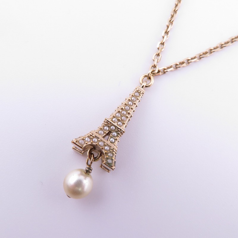 【中古】Dior | クリスチャンディオール PLAN DE PARIS 首飾り N2405WOMRS ゴールド【瀬戸大橋店】