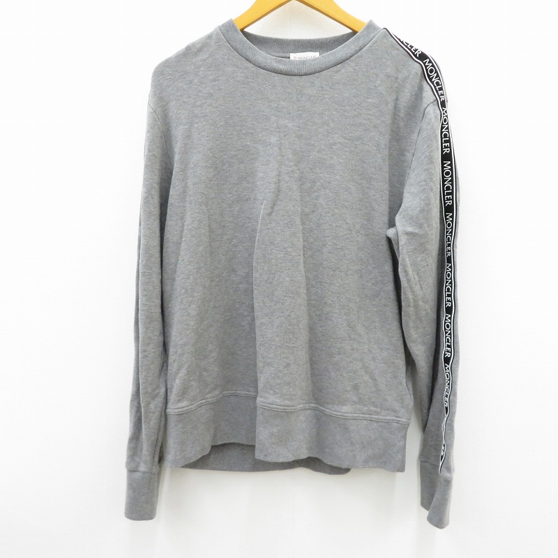 【中古】MONCLER | モンク線路 汗水 G20918G00026 薄墨色 大きさ：L【瀬戸大橋店】