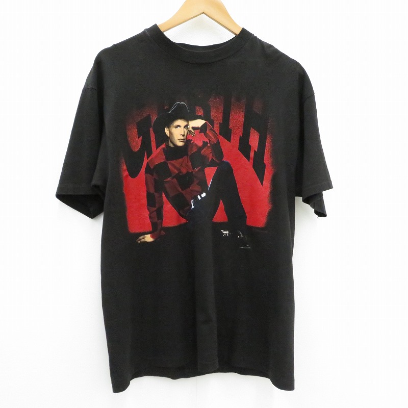 【中古】VINTAGE衣料 | ヴィンテージイリョウ Garth Brooks TEE 半袖Ｔシャツ ブラック サイズ：L【瀬戸大橋店】