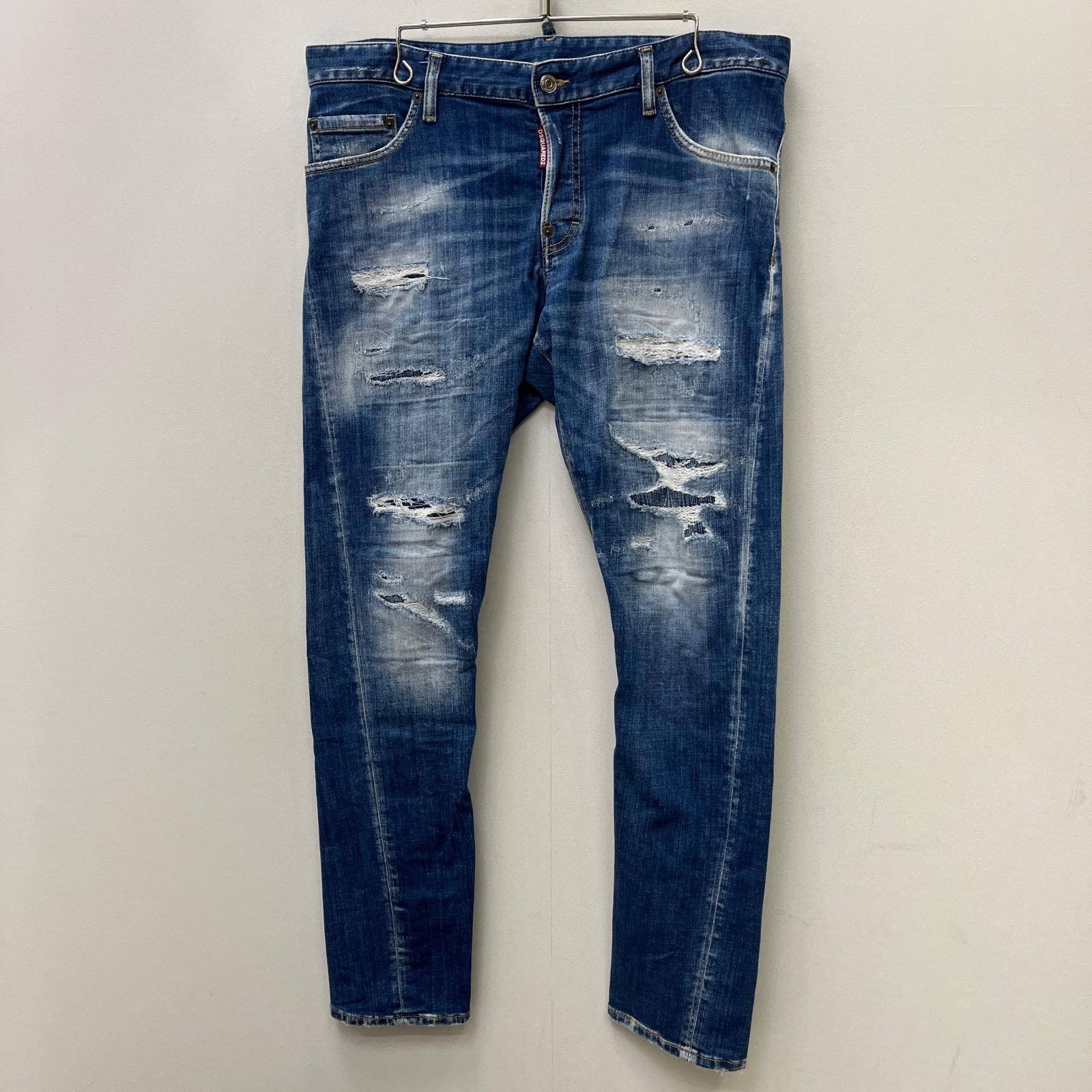 【中古】DSQUARED2 | ディースクエアード SEXY TWIST PANTS デニムパンツ S74LB1265 インディゴ サイズ：52【加古川店】 22,320円