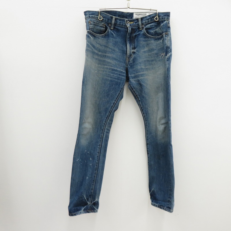 【中古】NEIGHBORHOOD | ネイバーフッド SAVAGE DP NARROW デニムパンツ 172NYNH-PTM01S ブルー サイズ：M【瀬戸大橋店】
