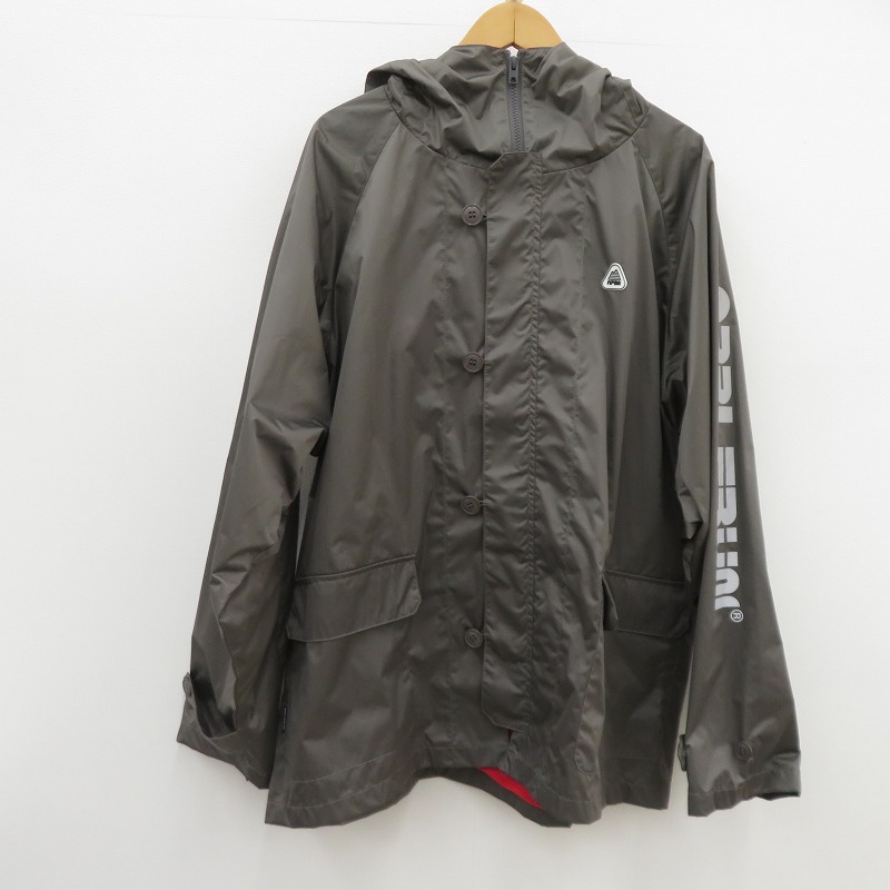 【中古】APPLE BUM | アップルバム CYBER SHELL JACKET 上衣 薄墨色 大いさ：XL【瀬戸大橋店】