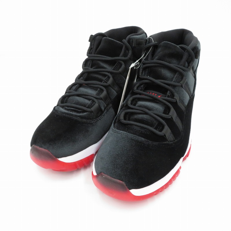 【中古】NIKE | ナイキ WMNS Air Jordan 11 'Bred Velvet' スニーカー DB5457-061 エアジョーダン ブラック 27.5cm【瀬戸大橋店】