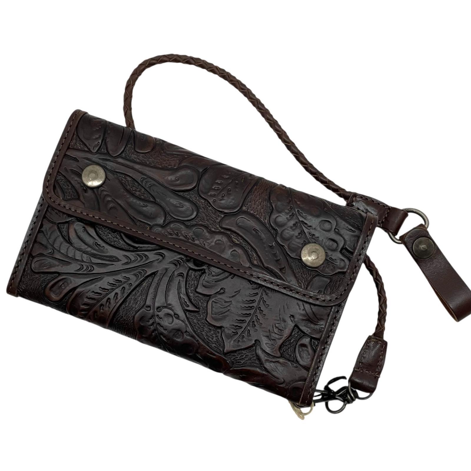 【中古】DSQUARED2 | ディースクエアード 三つ折り長財布 ブラウン【尾張小牧店】
