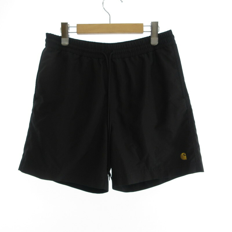 【中古】Carhartt WIP | カーハートダブリューアイピー CHASE SWIM TRUNKS ショートパンツ I026235 ブラック サイズ：M【姫路東店】