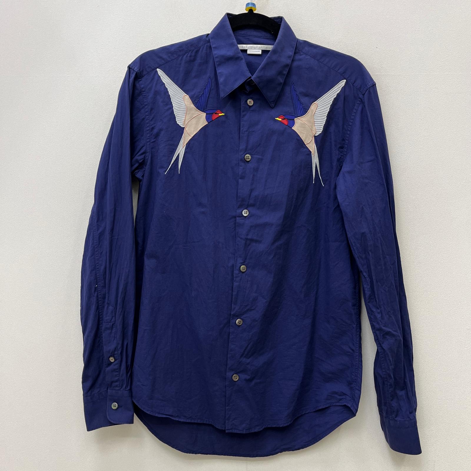 【中古】Stella McCartney | ステラマッカートニー 燕 刺しゅう 長袖プルオーバー 長袖プルオーバー 459671 米国海軍 大きさ：38【加古川店】