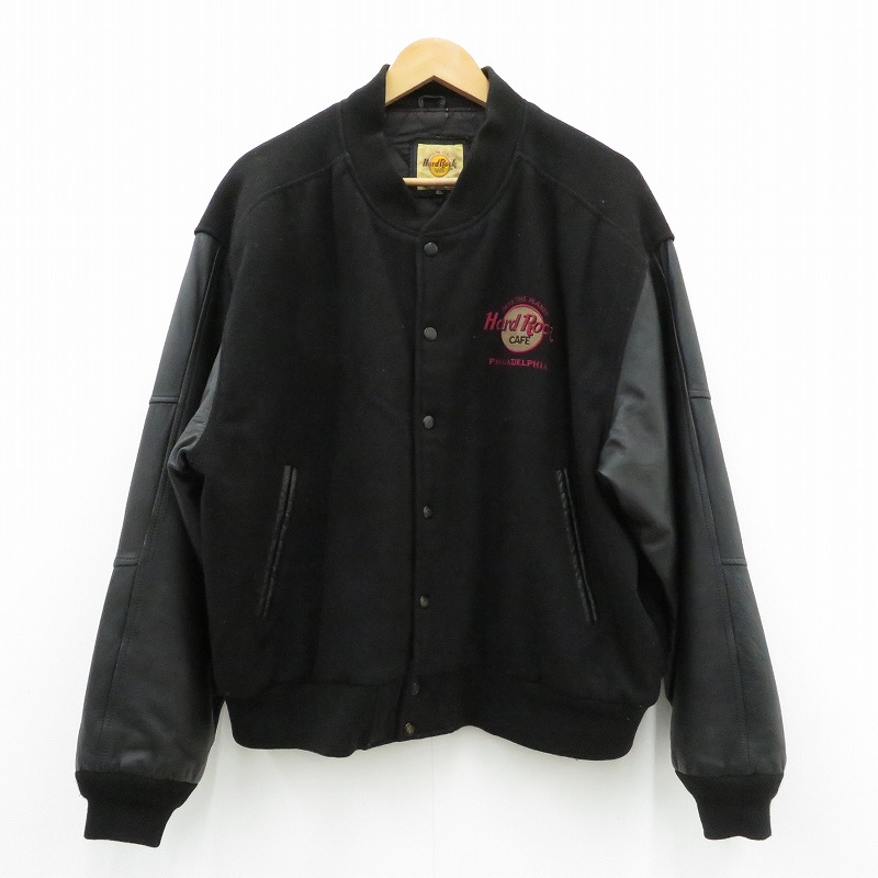 ハードロックカフェ東京革ジャンSサイズ 楽天市場】ハードロックカフェ バック刺繍 レザージャケット XS