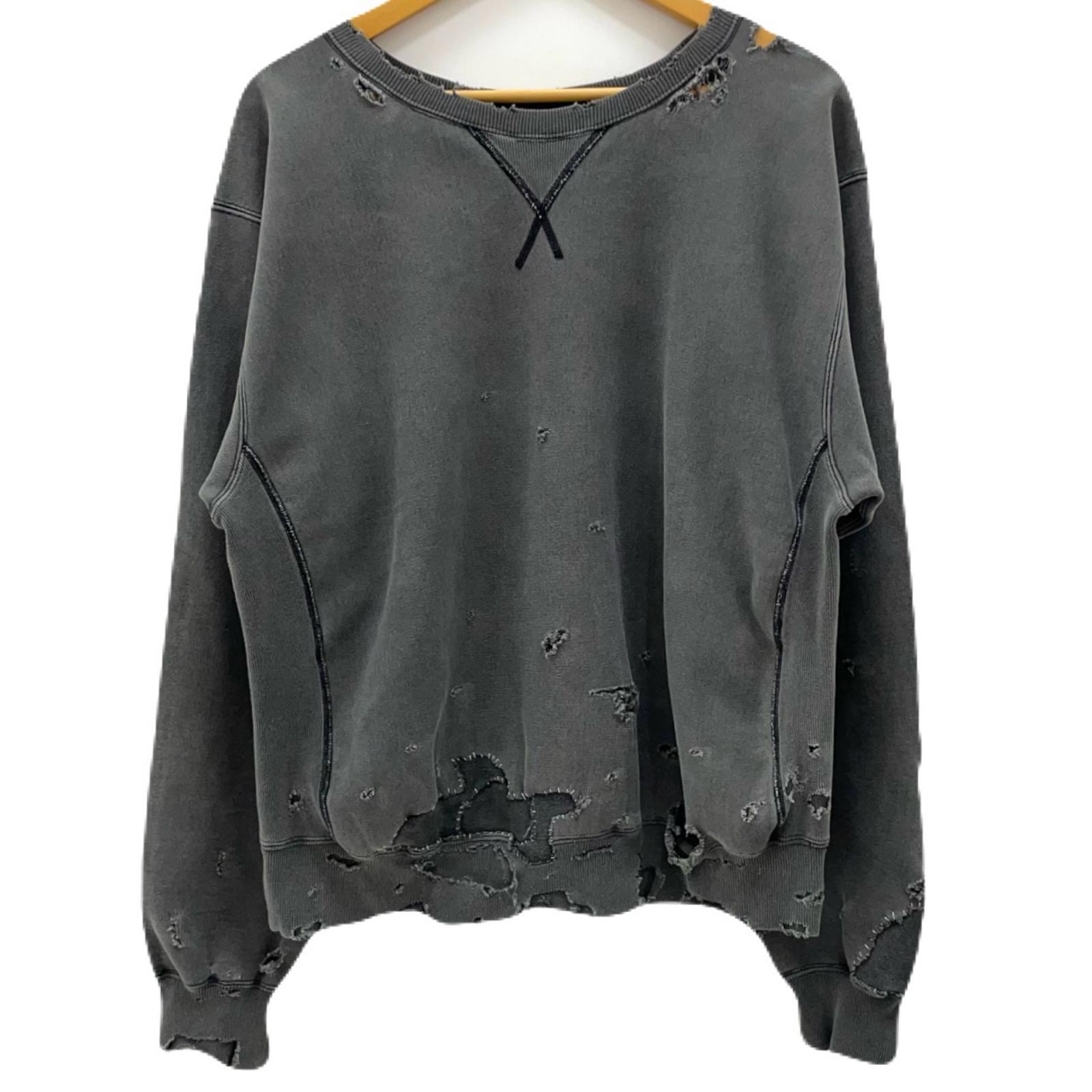 【中古】concause | 人だかり RW F-V SWEAT SHIRTS 不都合産業 長袖汗水 CC-003SP 黒いこと 大きさ：5【尾張小牧店】