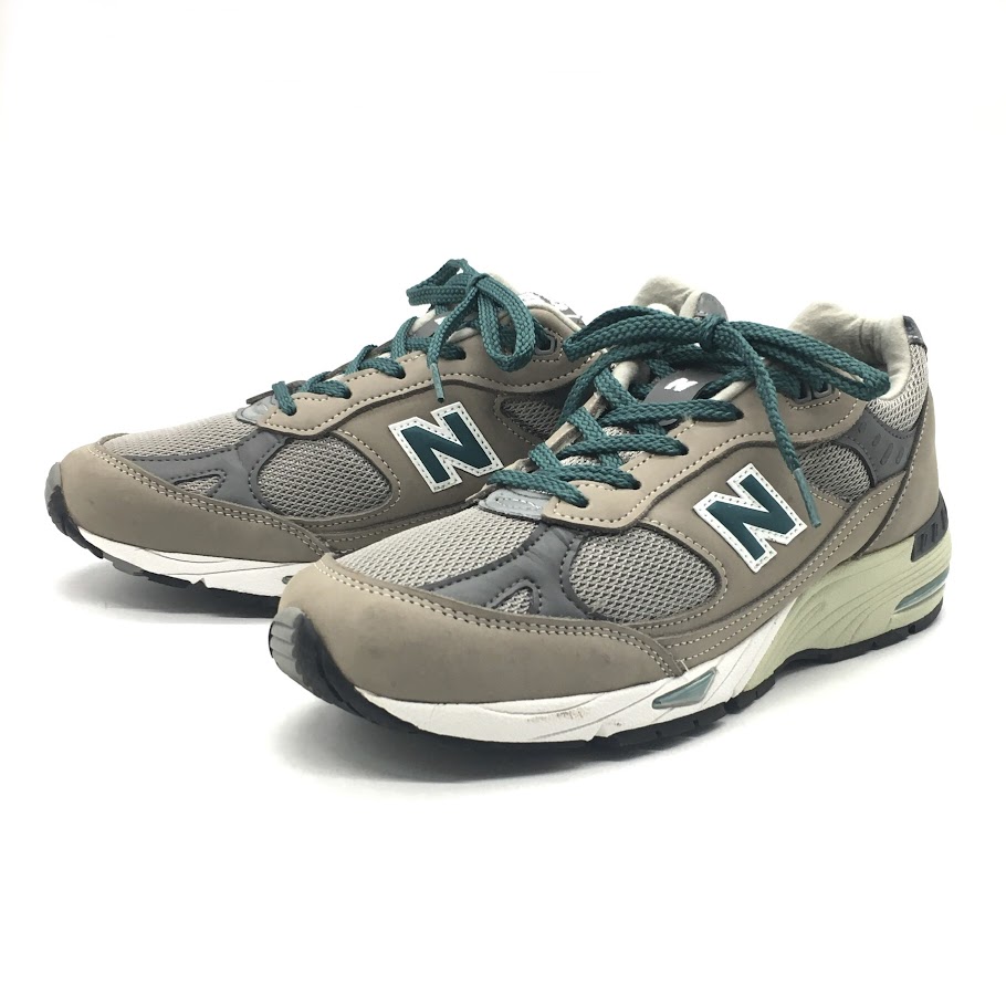【中古】NEW BALANCE | ニュー平衡にする Women\u0027s 991 20TH Anniversary \u0027Grey\u0027 スニーカー W991ANI 濃灰色薄墨色 26珊【倉吉店】