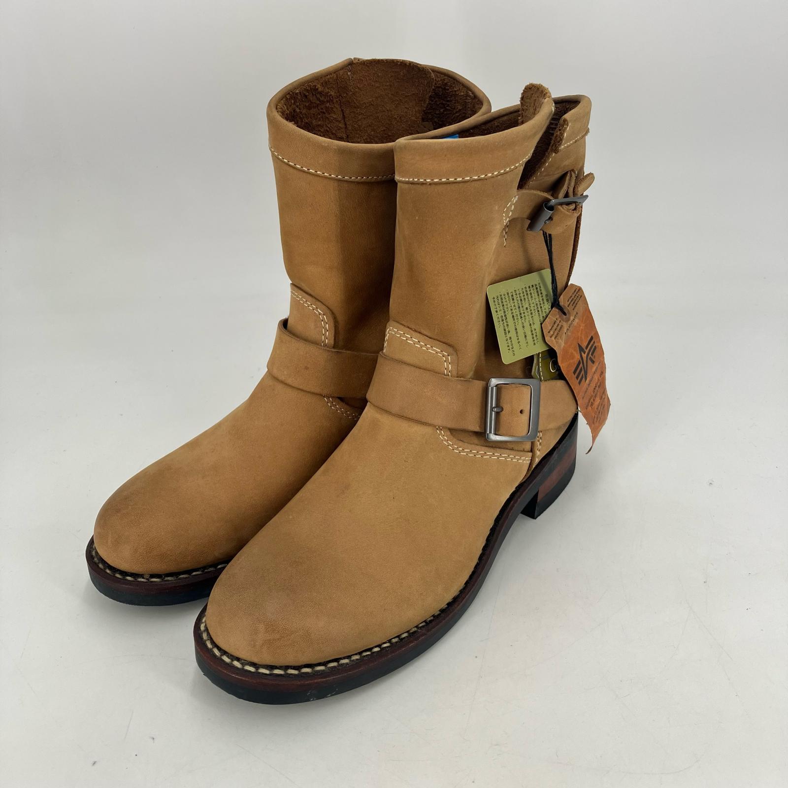 【中古】ALPHA | アルファ ブーツ ALS-22014BR240 赤銅色 24珊【イオン広店】