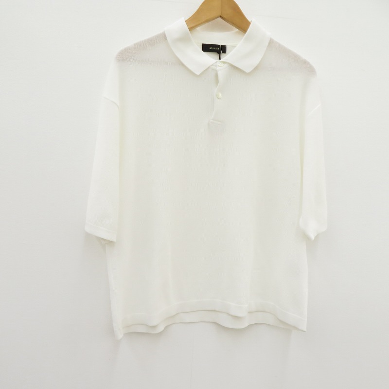【中古】alvana | アルヴァナ ポロシャツ ACS-K001 ホワイト サイズ：3【瀬戸大橋店】