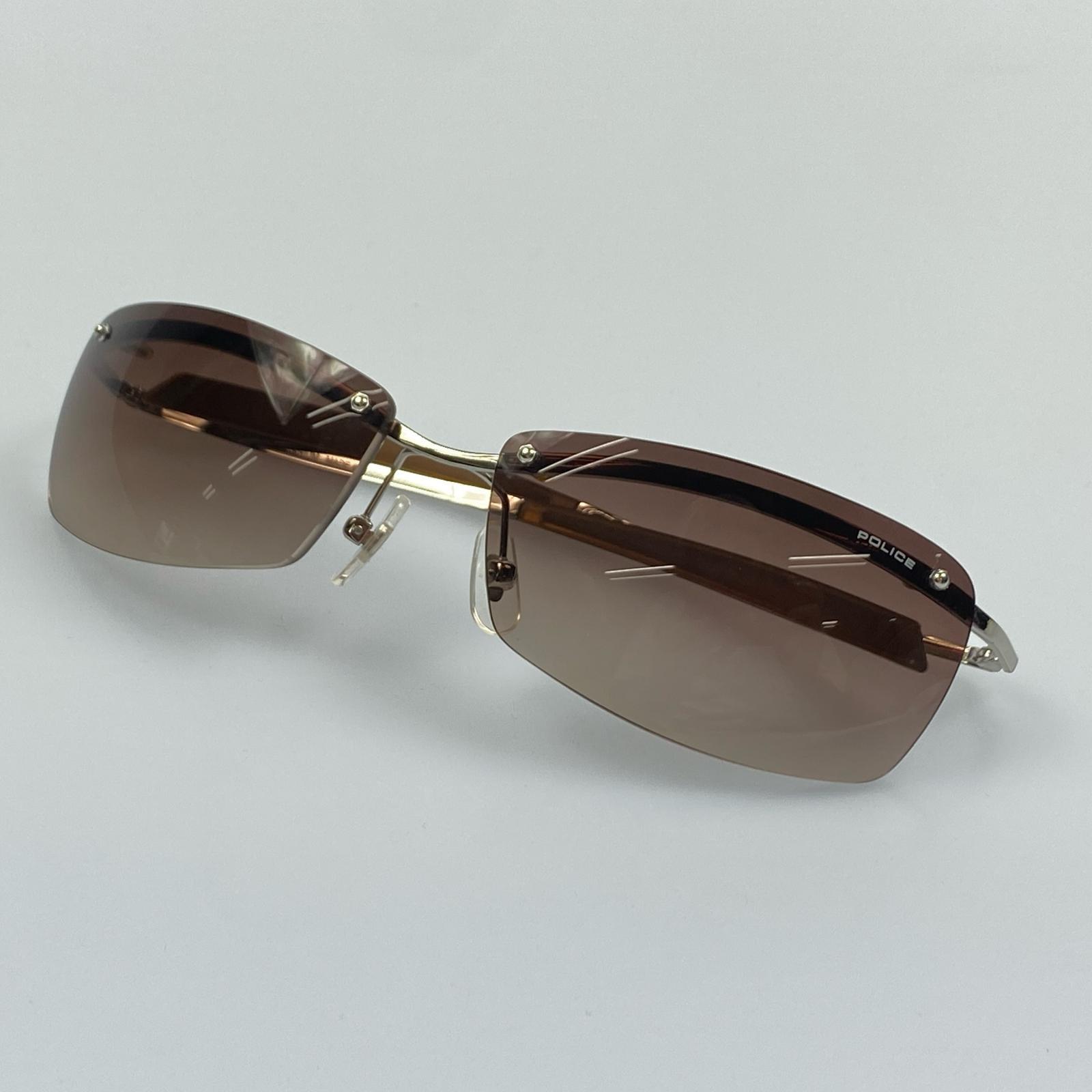 POLICE ポリス S8304 サングラス POLICE] Police P logo sunglasses S8304 PlatStick Black P