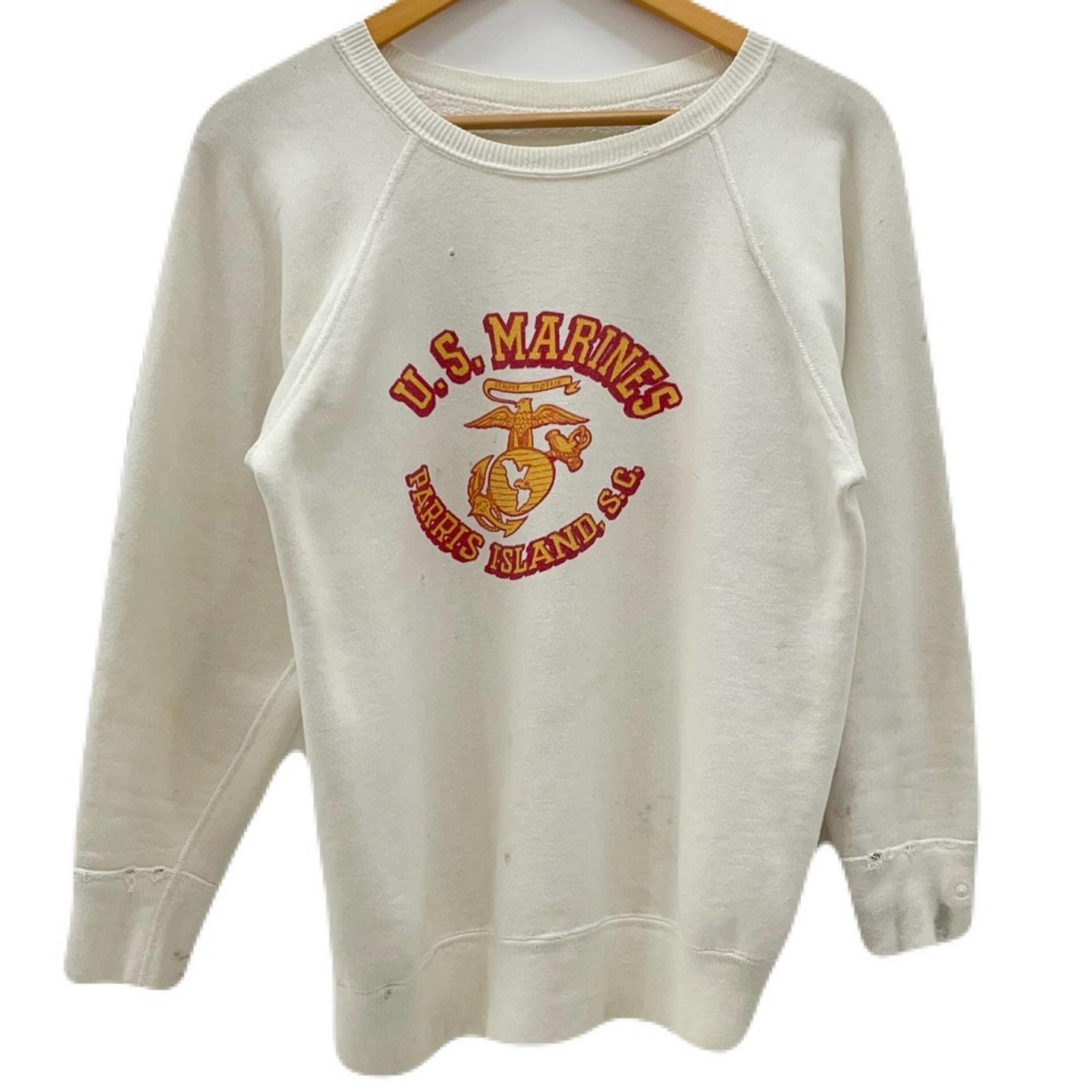 【中古】VINTAGE | ビンテージ 50\u0027s-60\u0027s USMC 多色 染み込み 長袖汗水 白いこと【尾張小牧店】