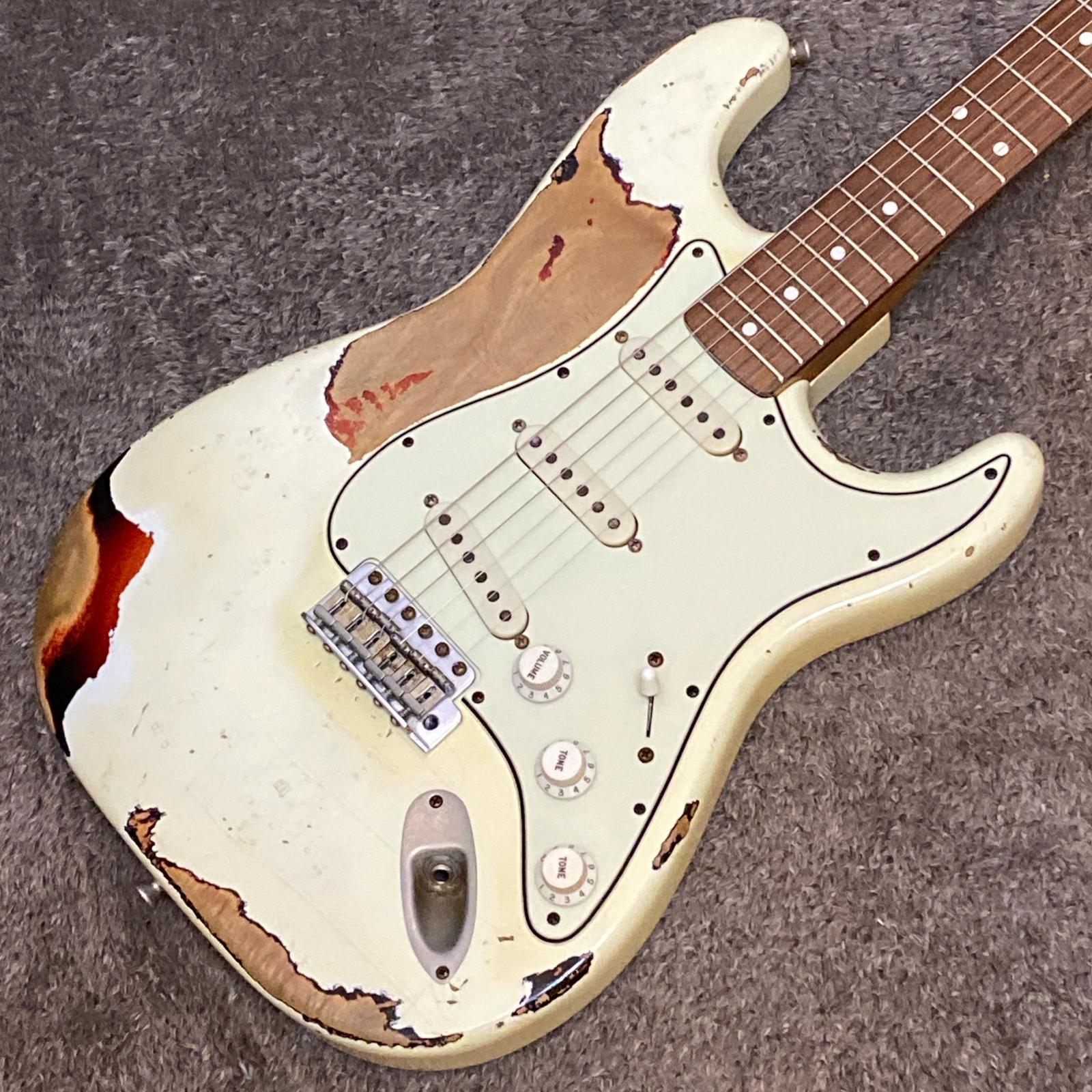 【中古】 RS Guitarworks | アールエスギターワークス 楽器 Old Friend Contour Greenguard Olympic White Over 3Tone Sundurst Road Killed【尾張小牧店】