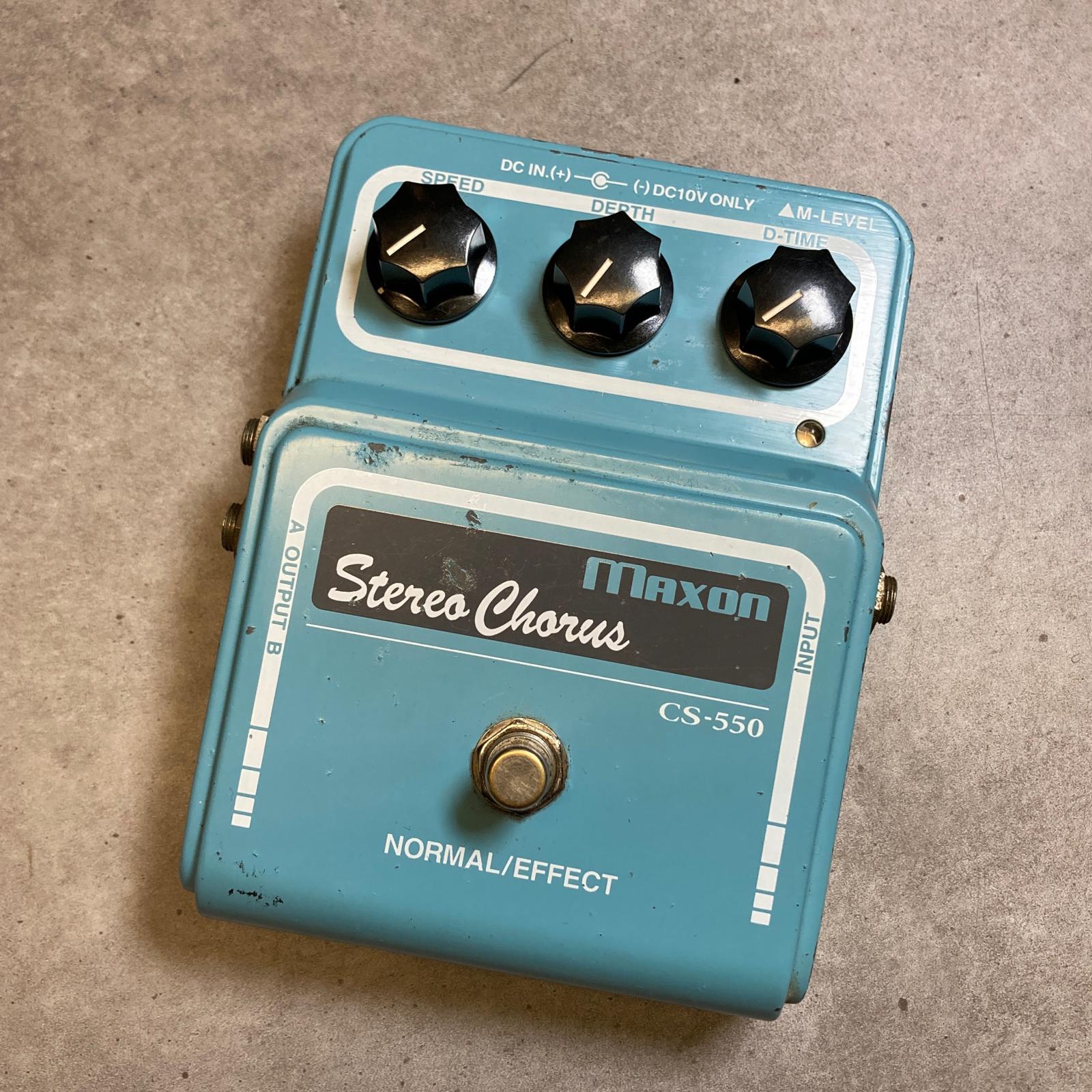 【中古】 Maxon | マクソン 楽器 CS-550 Stereo Chorus【三重本店】｜お宝市番館