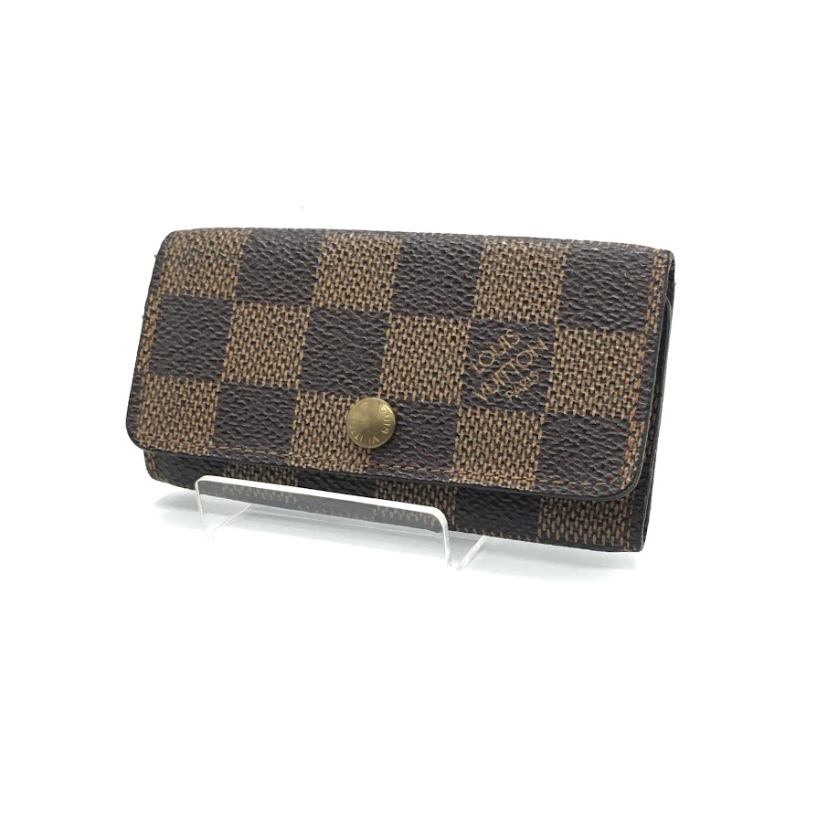 【中古】LOUIS VUITTON | ルイ・ヴィトン ダミエ ミュルティクレ4 キーケース N62631【倉吉店】