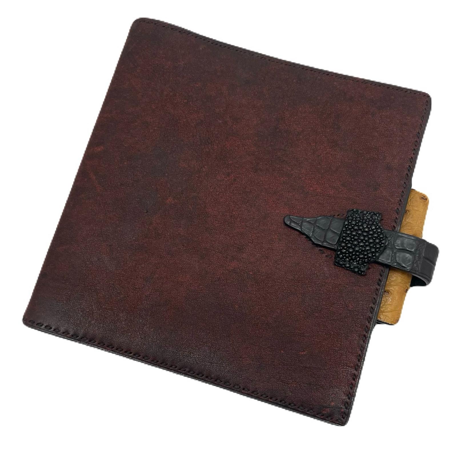 【中古】BAGERA | バゲラ 四角四面万覚え帳覆いかぶせる 庭草 万覚え帳覆いかぶせる 赤銅色【尾張小牧店】