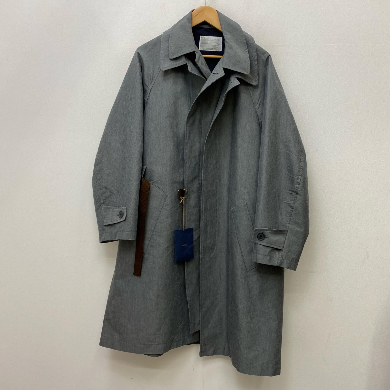 【中古】kolor | カラー レイヤードステンカラーコート ステンカラーコート 22sgm-c13108s グレー サイズ：2【加古川店】｜お宝市番館