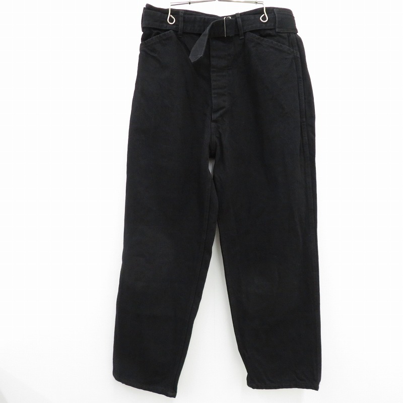 COMOLI ベルテッドデニム ホワイト エクリュ 楽天市場】【中古】COMOLIデニムベルテッドパンツ ホワイト