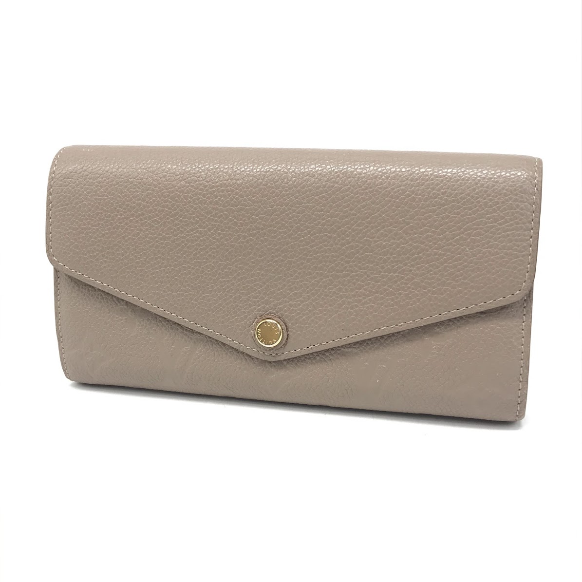 【中古】LOUIS VUITTON | ルイ・ヴィトン モノグラム アンプラント ポルトフォイユサラ 長財布 M68708 ベージュ系【倉吉店】