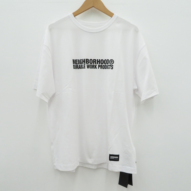 【中古】NEIGHBORHOOD | ネイバーフッド SHELTECH CREWNECK SS 半袖Ｔシャツ 251BWNH-CSM02 ホワイト サイズ：L【瀬戸大橋店】