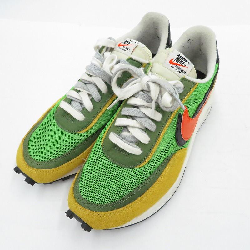 【中古】NIKE | ナイキ ×sacai  LDV Waffle \u0027Green\u0027 スニーカー BV0073-300 ld ワーヘル 緑であること 27珊【瀬戸大橋店】