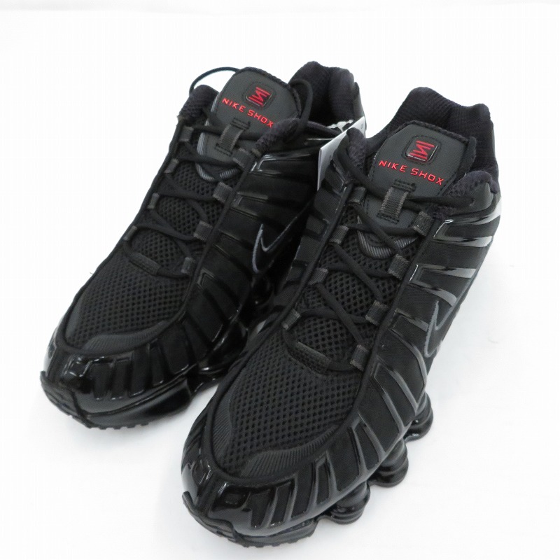 新品 NIKE SHOX TL WMNS 25cm Black ショックス NIKE ナイキ ウィメンズ ショックス TL WMNS SHOX black/black