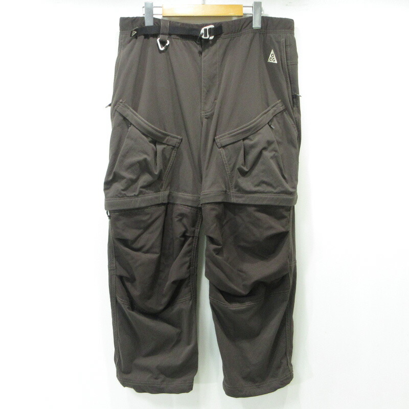 NIKE ナイキ　ACG カーゴパンツ　ナイロンパンツ　ブラック　テック NIKE - NIKE ナイキ ACG カーゴパンツ ブラックの通販 by