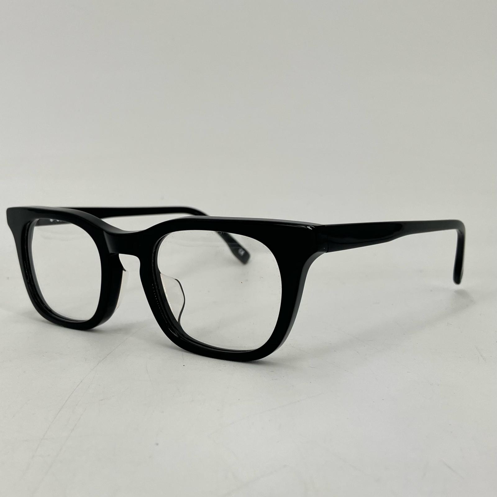 楽天市場】麻布眼鏡堂 AZ-801 メガネ ブラック 槌目 セルフレーム