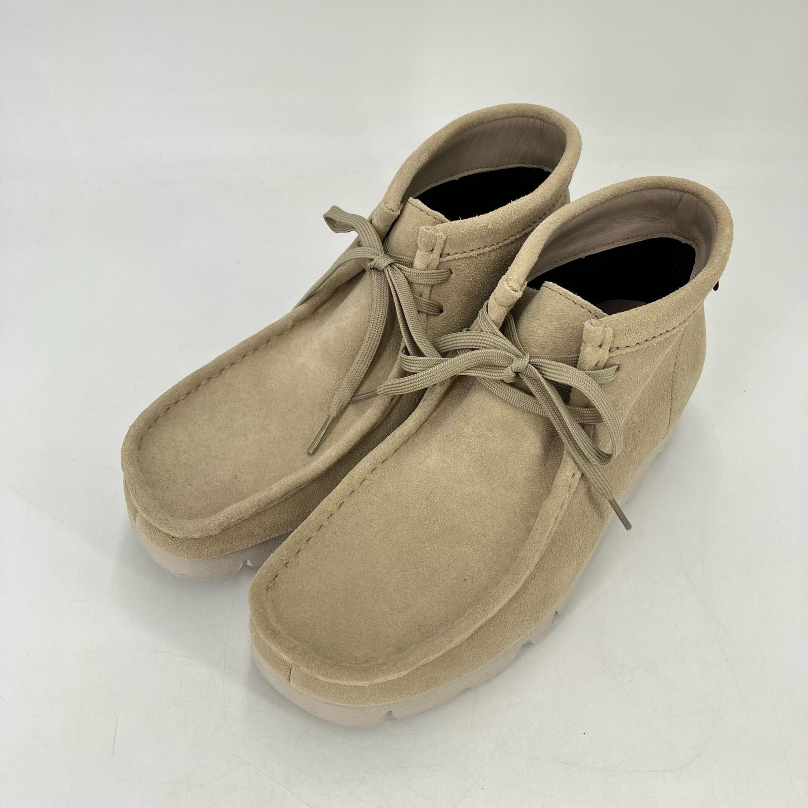 【中古】Clarks | クラークス WALLABEEBTB GTX その他靴 ベージュ 27cm【イオン広店】