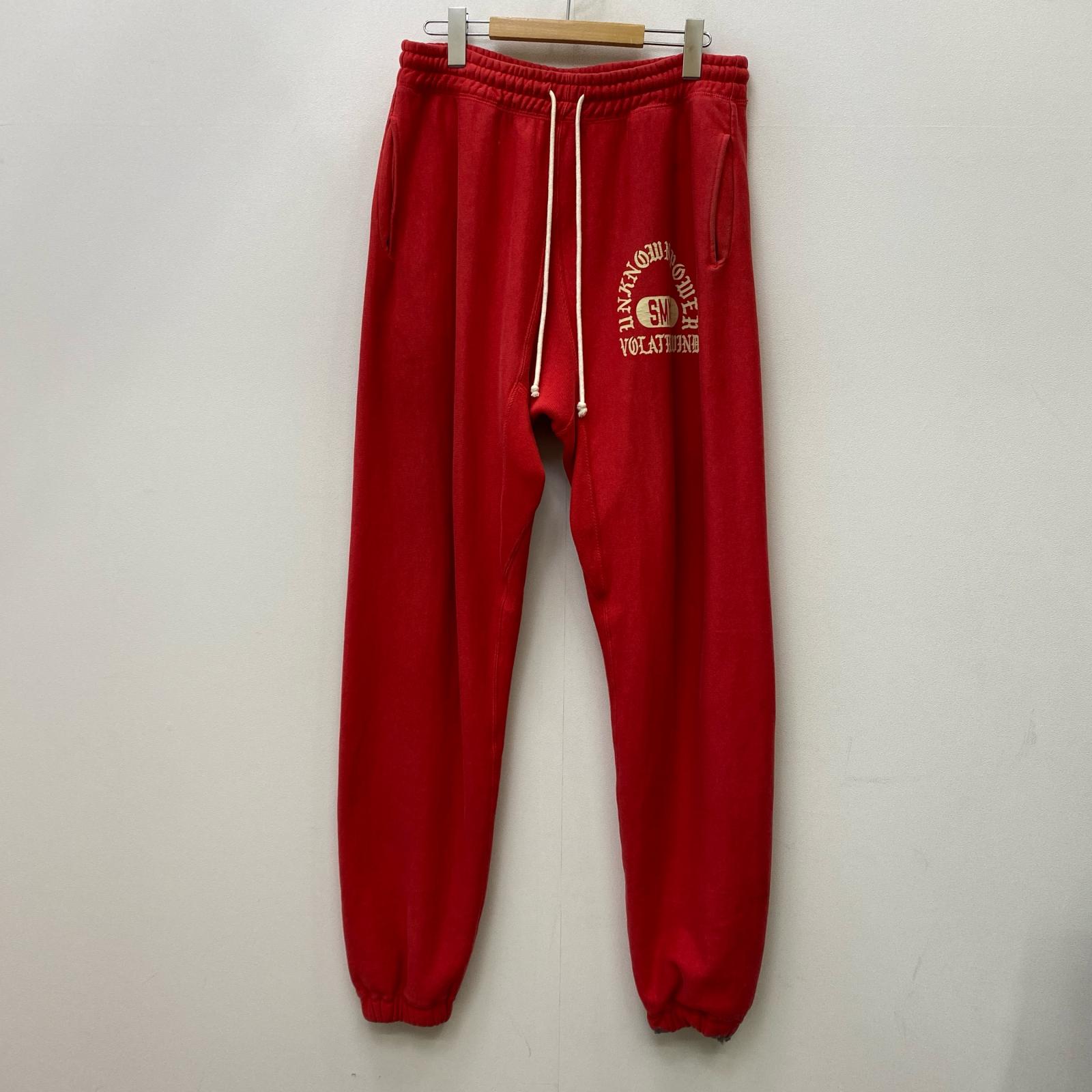 【中古】SAINT MICHAEL | セントマイケルセイントマイケル SWEAT PNT UNKNWN PWR パンツ SM-S23-0000-051 レッド サイズ：S【加古川店】