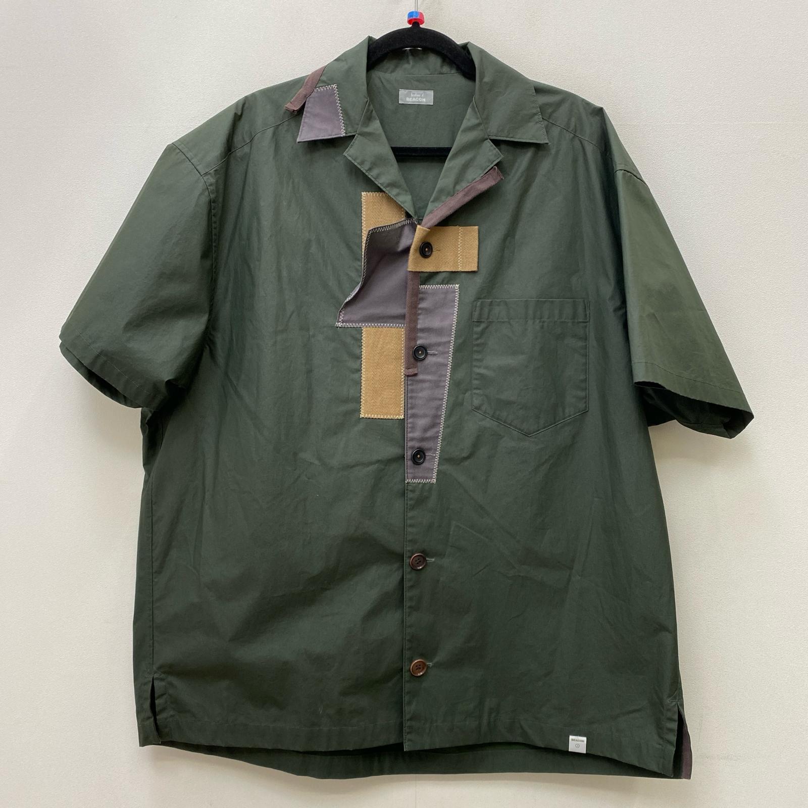 【中古】kolor BEACON | 色合いビーコン 半袖プルオーバー 22SBM-B02135 カーキ 大きさ：2【加古川店】