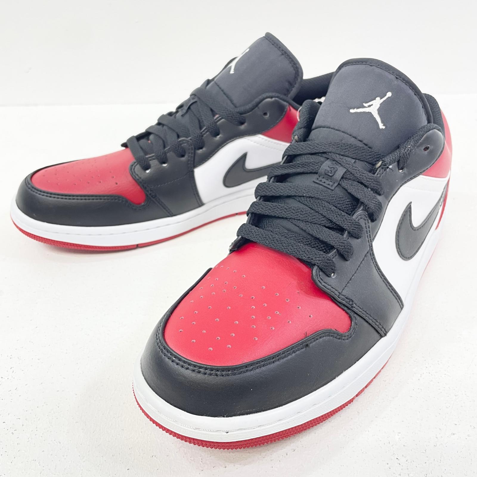 【中古】NIKE | ナイキ Air Jordan 1 Low スニーカー 553558-612 レッド【尾張小牧店】【専】